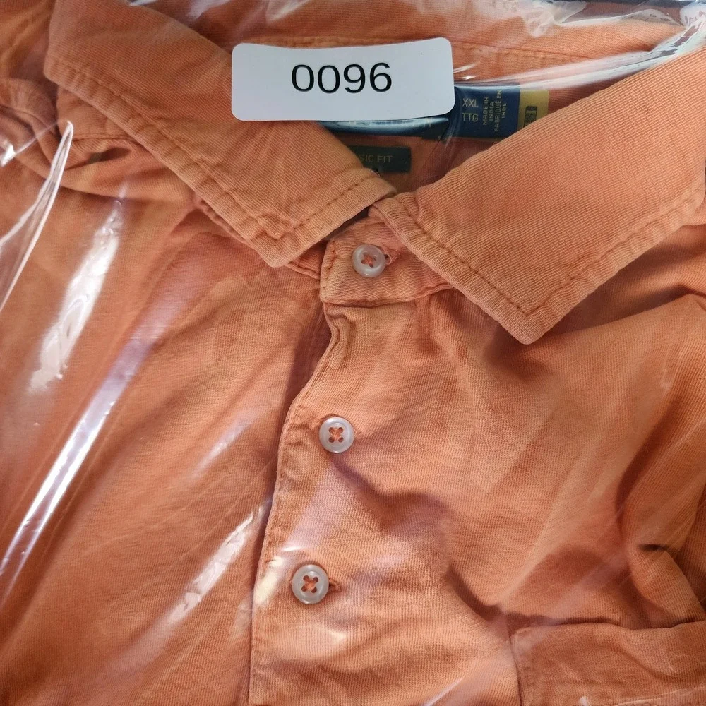 Polo Ralph Lauren Men's XXL 2XL Orange Classic Fit Polo Shirt